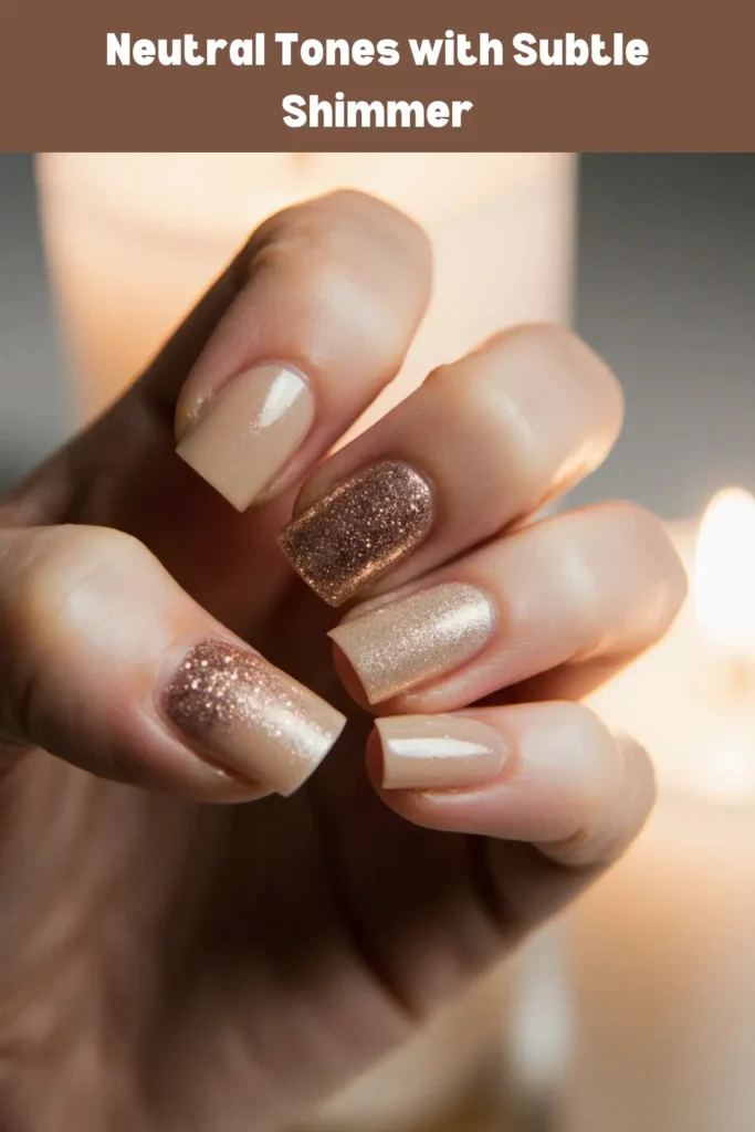 Neutral Tones with Subtle Shimmer