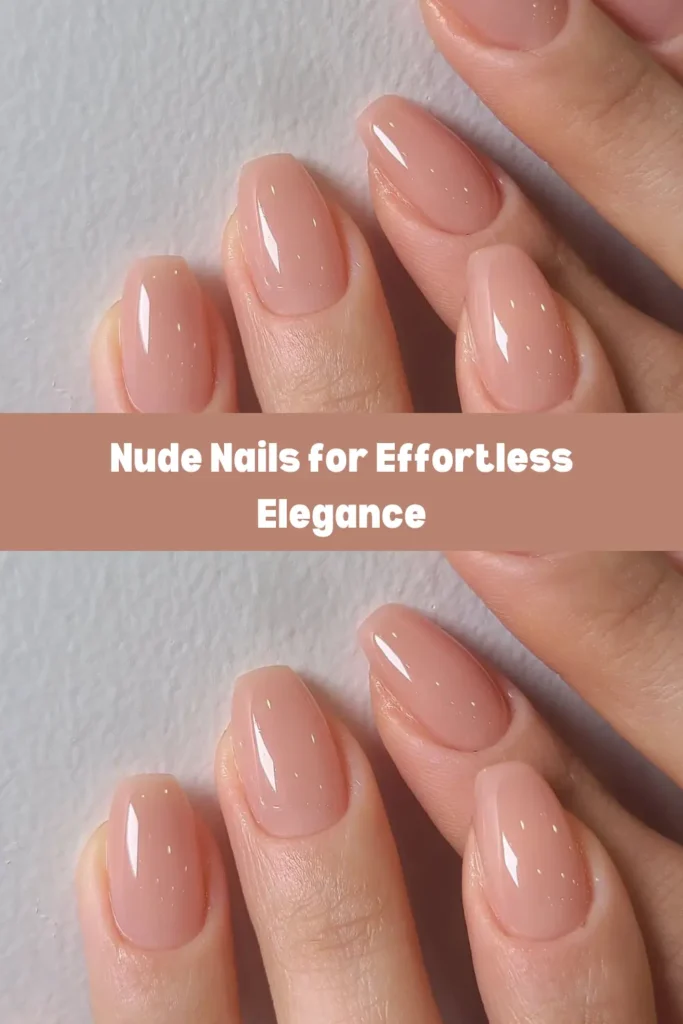 Nude Nails for Effortless Elegance