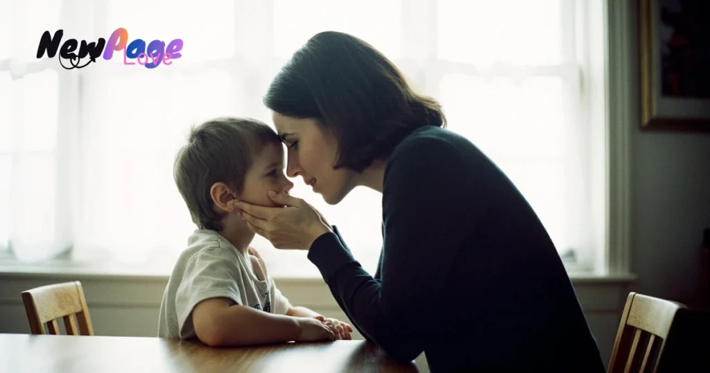 telling kids about dating - parent and child having an honest conversation at home