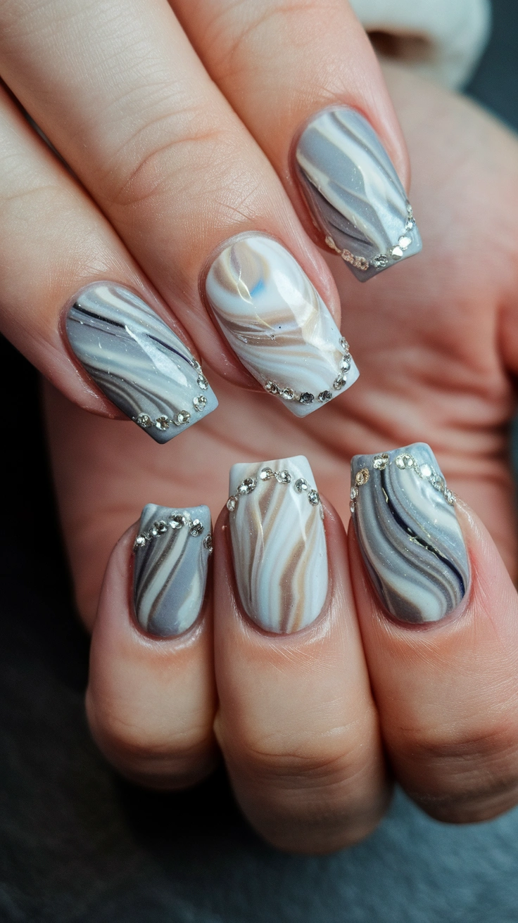 a close up shot of a pair of nails with Uj