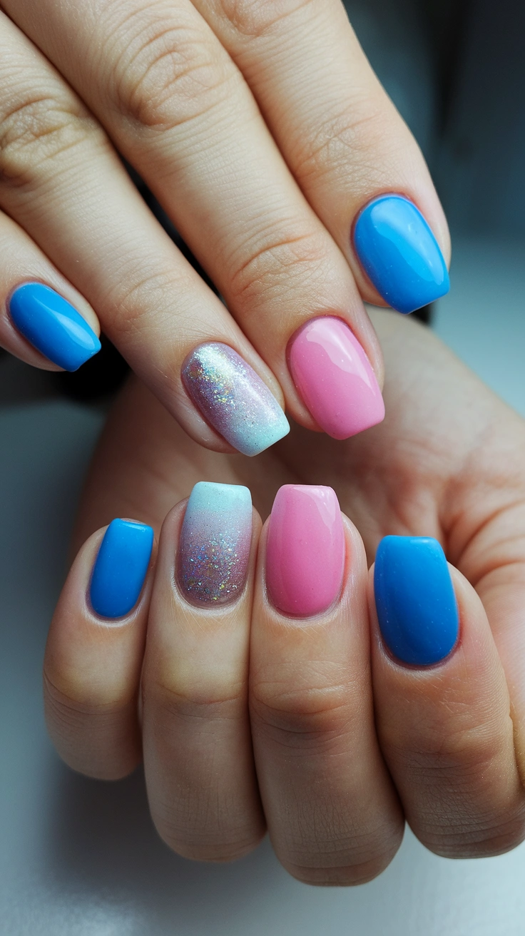 a photo of a hand with ombre nail art th LwQzw63QWtWa4ifH6pcLiw WLmW mUWT anrRdC5fiTzw cover
