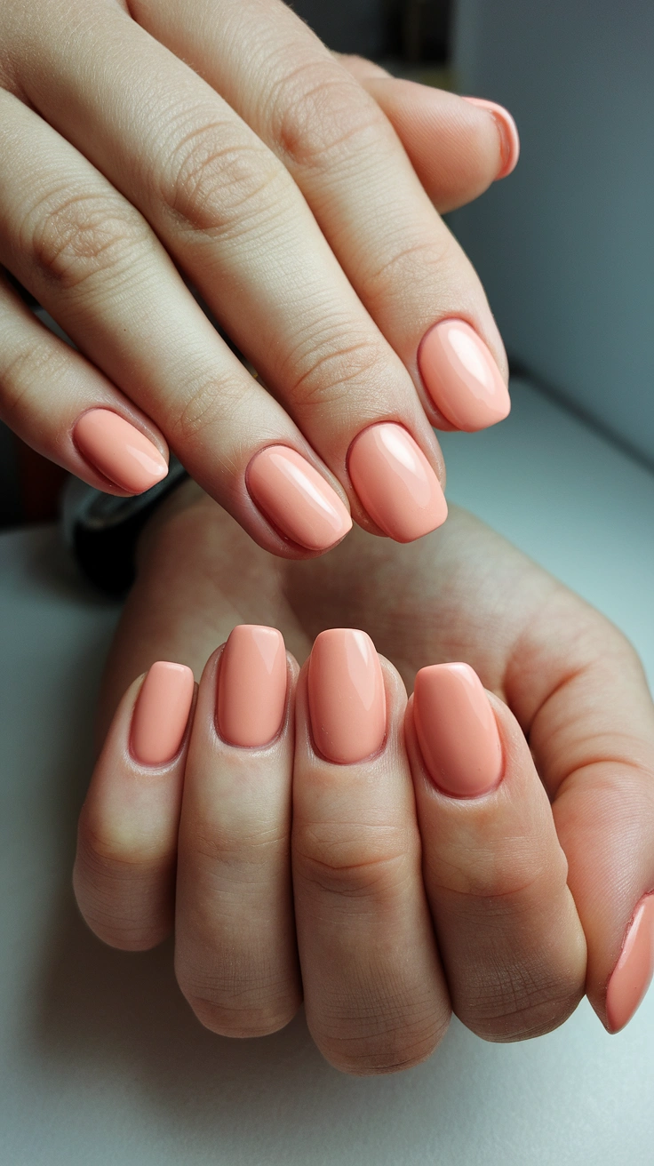 a photo of a manicure with peach toned n XYse2VBdVwCANFSTqiDdxg 46xQ8DtQTYyxJpk edfLnw cover