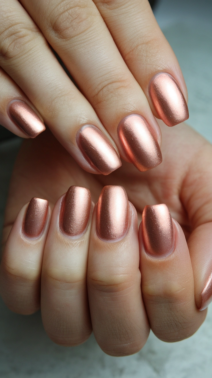 a photo of a rose gold gradient manicure X 9U6fuFUR altzWdIDkBA yG76t9yXRU SnZ4MGzuNNg