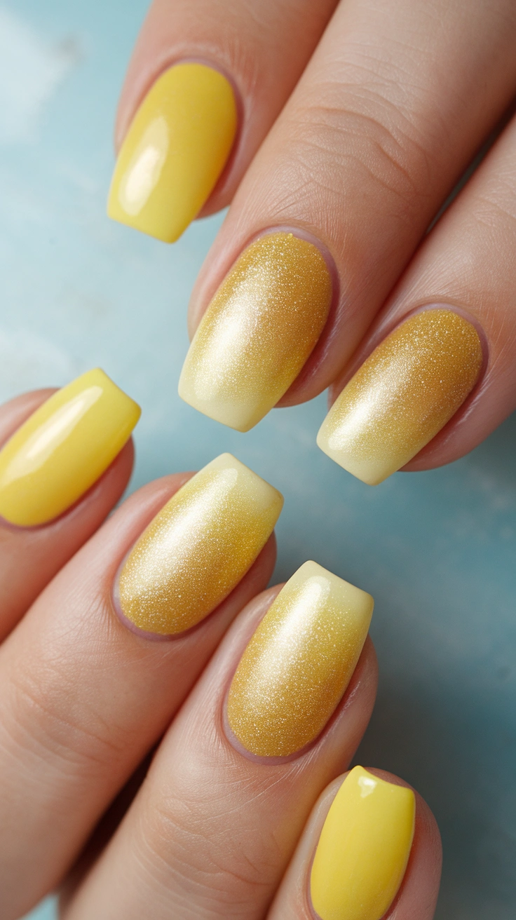 a photo of a yellow gradient manicure wi zqekTiMzXZWI6tnWw5kqpQ URGJuf2XTJOq4hRIvfPzcA