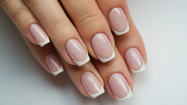 a photo of soft french nails with a subt AsWQeXw3UOWdYU2gttOTuQ lUj0FCZ8SHeKeOzeIMAx0A cover