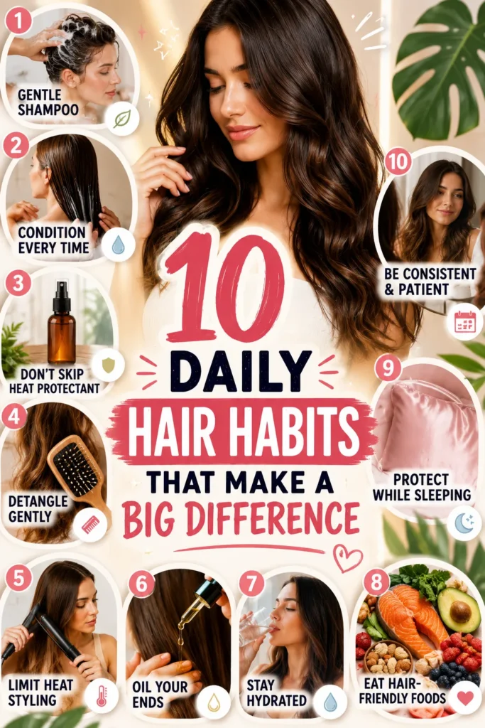 10 Daily Hair Habits That Make a Big Difference pinterset