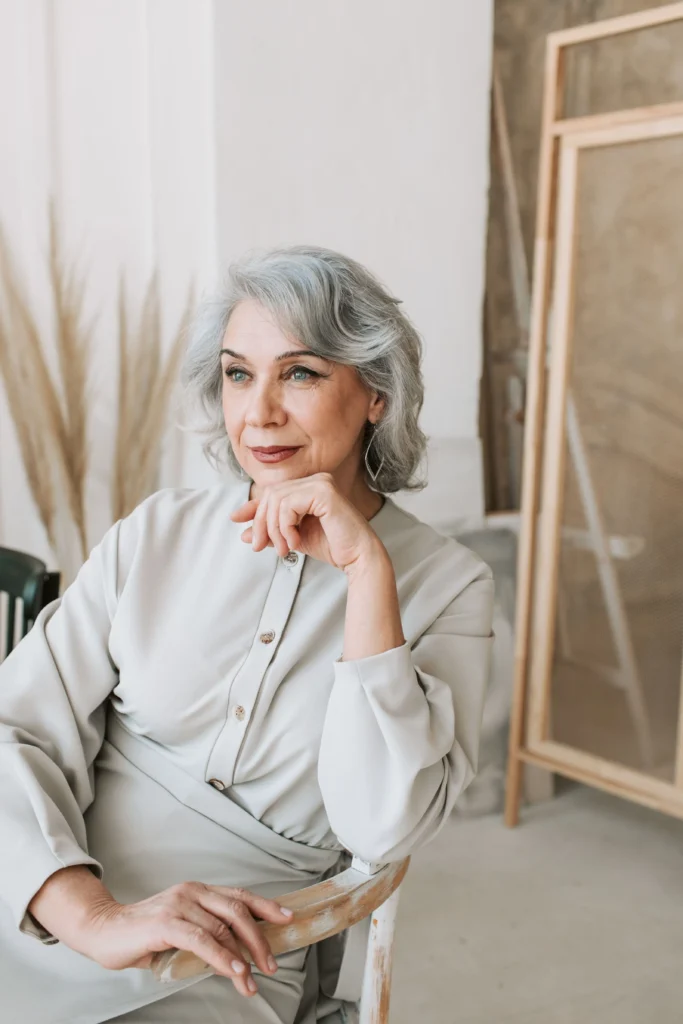 Best Silver Hair Color for Women Over 40