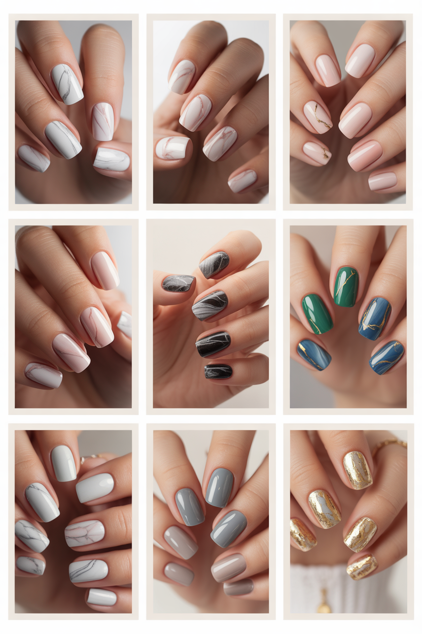 Marble Nails