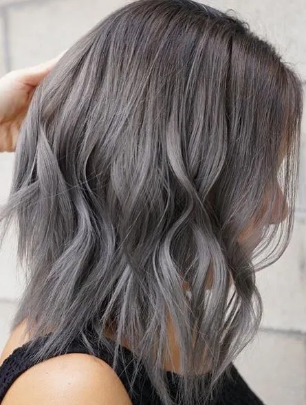 gunmetal gray hair color