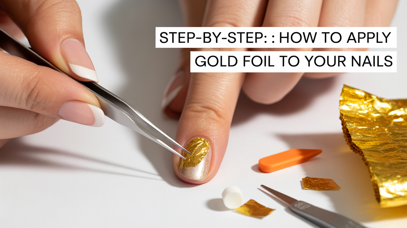 How to Apply Gold Foil to Your Nails