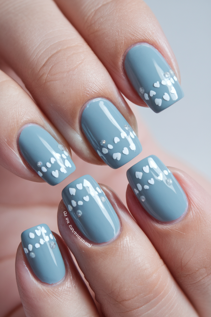 Minimalist Nail Art With Tiny